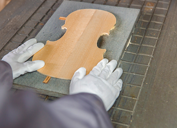 Matching inspection-musical instrument during production process