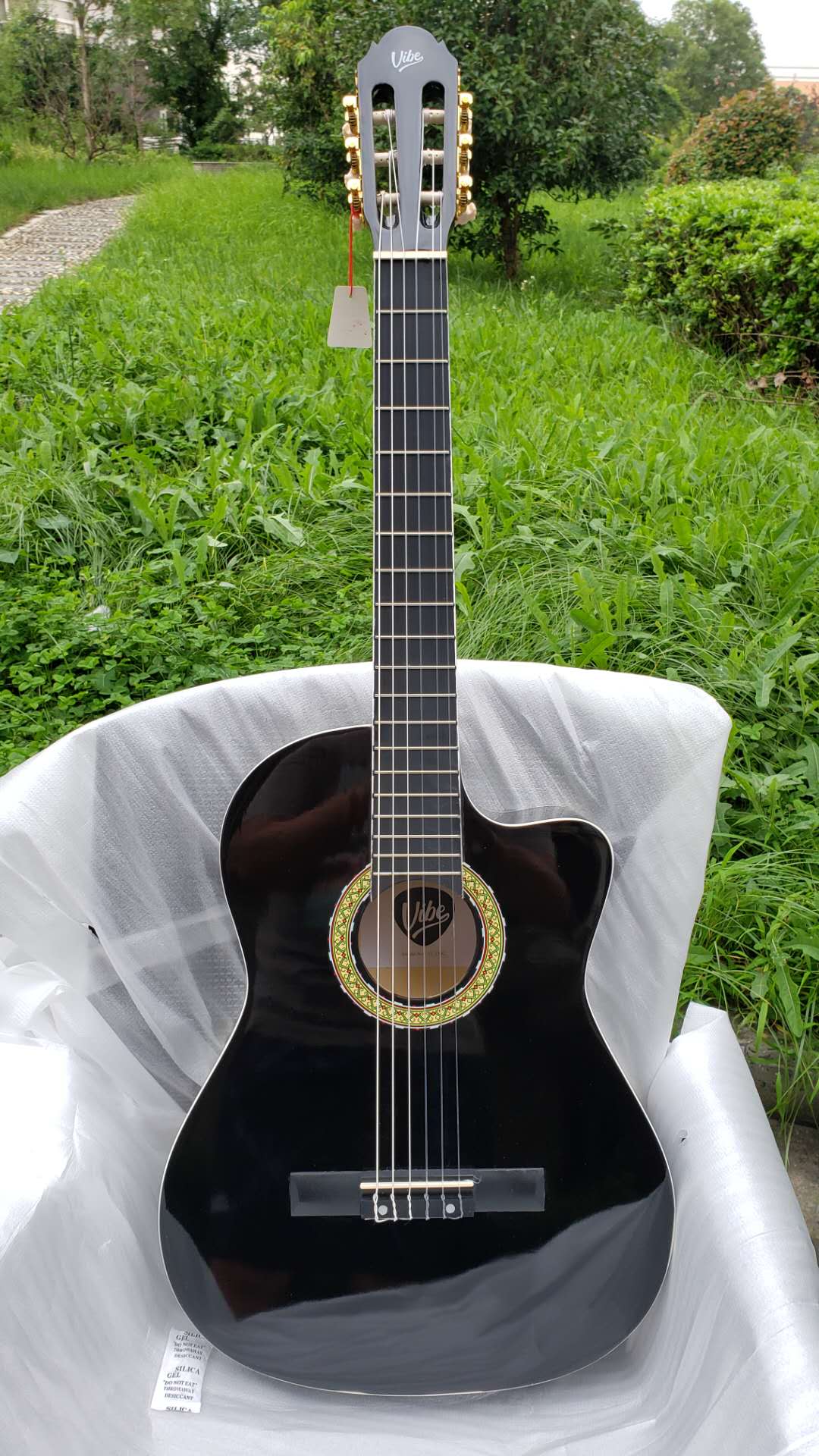 black guitar top